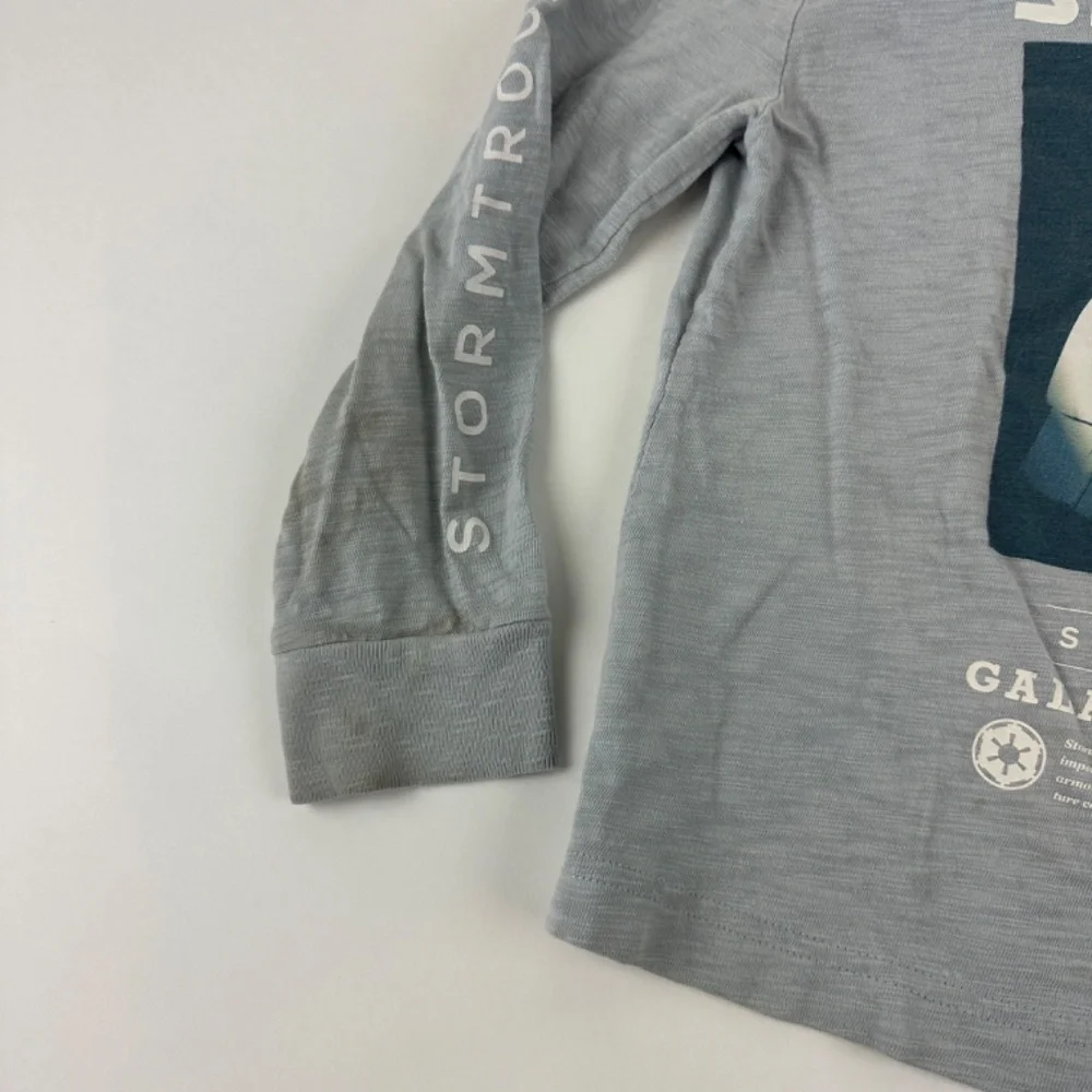 Gap Star Wars Tshirt Boys Small Gray Storm Trooper